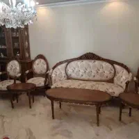 مبلمان و میز ناهار خوری 8 نفره باچوب گردو|مبلمان خانگی و میز عسلی|تهران, نارمک جنوبی|دیوار