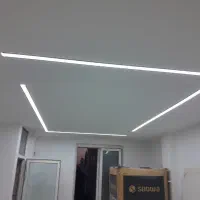 نصاب کناف خط نوری پی وی سی و رنگ آمیزی|خدمات پیشه و مهارت|بندر ماهشهر, |دیوار