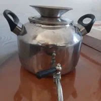 کتری شیردار استیل|قوری، کتری، قهوه‌ساز دستی|بومهن, |دیوار