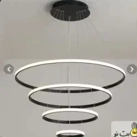 لوستر چهار حلقه مینی‌مال نو