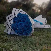 گل روبانی جاودان|گل مصنوعی|شیراز, پودنک|دیوار