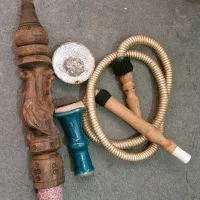 قلیون تنه چوبی