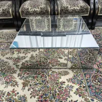 میز جلو مبلی آینه ای چهار گوش