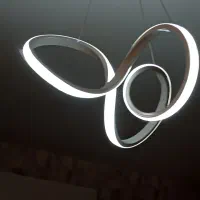 لوستر ال ای دی مدرن|لوستر و چراغ آویز|همدان, |دیوار