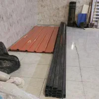 ورق سایبان و قوطی و پایه جهت نصب