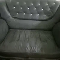 فروش ست مبل ۷ نفره چرم در حد نو