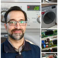 تعمیر ماشین لباسشویی - برد / رفع ارور/ مهندس توکلی