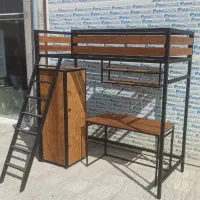 تولیدی عالین/ ست تخت نوجوان چوب و فلز