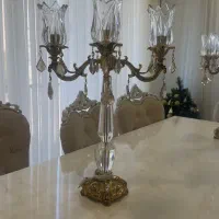 دو عدد شمعدان کریستال چک برقی بسیار شیک|لوستر و چراغ آویز|ساری, |دیوار