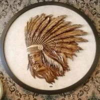 تابلو زن سرخپوست نسخه اصلی از لوتوس