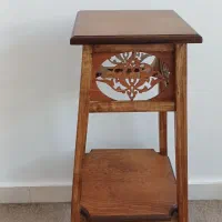 میز تلفن چوبی نو