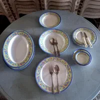 ظروف ملامین تورزن ،قاشق و چنگال، پارچ آب استیل|ظروف سرو و پذیرایی|تنکابن, |دیوار