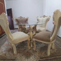 نهار خوری ۴نفره منبت کاری شده، ملایر