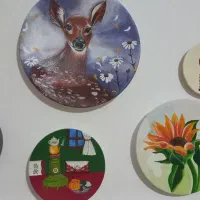 دیوارکوب سفالی|تابلو، نقاشی، عکس|لاهیجان, شهرک سلمان فارسی|دیوار