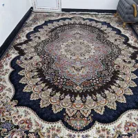 فرش سورمه ای ۱۲ متری