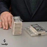 شمش نقره 1کیلویی مستقیما از بنکداری اصلی ساچمه طلا|جواهرات|تهران, شهرک غرب|دیوار