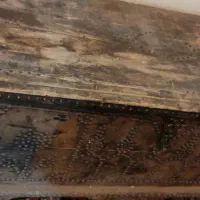 صندوقچه چوبی عتیقه|کلکسیون اشیاء عتیقه|بهبهان, |دیوار