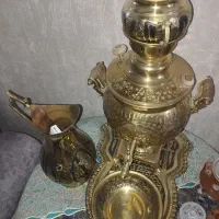 سرویس سماور .سماور پاسماوری نقره ای