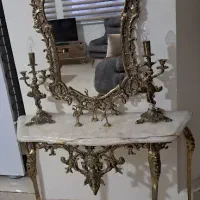 میز آیینه شمعدان(بِرنج)