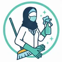 نیروی خدمات خانم در کلینیک زیبایی