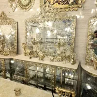 آینه ویترین برنز دوبل گل شناسنامه دار(ایرانیان)