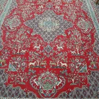 فرش ۱۲ متری ستاره کویر یلدای کاشان ۵۰۰ شانه