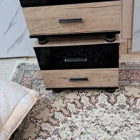 سرویس تخت دونفره بامیزآرایش وپاتختی وجاکفشی ست|تخت و سرویس خواب|اسلام‌شهر, شهرک قائمیه|دیوار
