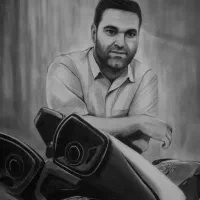 سفارش طراحی چهره سیاه قلم