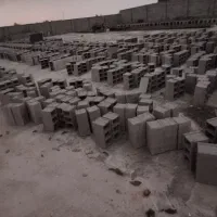 فروش کلاف و بلوک سیمانی سایز درشت