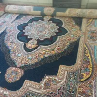 فروش یک جفت قالی نگین ابریشم مشهد باغ معلق|فرش|شهرکرد, |دیوار