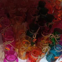 گلدان های شیشه ای رنگی زیبا|گل مصنوعی|تهران, جوادیه تهرانپارس|دیوار