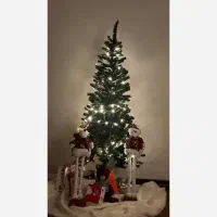 آدم برفی و کاج 180 سانت