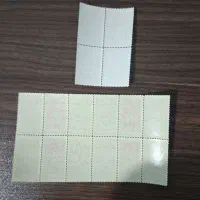 بلوک تمبر با ورق مصور|کلکسیون سکه، تمبر، اسکناس|تهران, بلورسازی|دیوار