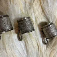 ظرف های آنتیک با سارنگ آنتیک و نقره های قدیمی