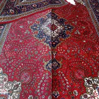 جفت شیش متری دستباف کرمان قلم مارک(عظیمی)|فرش|خوی, |دیوار