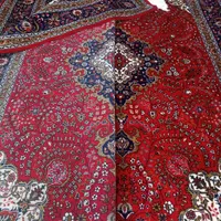 جفت شیش متری دستباف کرمان قلم مارک(عظیمی)|فرش|خوی, |دیوار