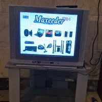 تلویزیون ۲۵ اینچ جی وی سی ژاپن jvc با میز|تلویزیون و پروژکتور|تهران, فاطمی|دیوار