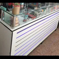 میز کانتر فروش LED دار جنس MDF