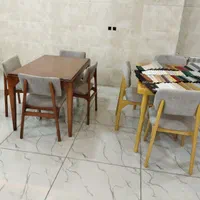 نهارخوری مینیمال،انصارکالا،چوب وارداتی،قرنی۱۲۳|میز و صندلی غذاخوری|یاسوج, |دیوار