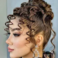 زیبایی مو و شنیون شیک