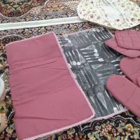 سرویس آشپزخونه. دم کنی و دستگیره و ‌...|سفره، حوله، دستمال آشپزخانه|مشهد, هفده شهریور|دیوار