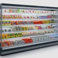 فرصت طلایی یخچال پرده هوا  صنعتی ایستاده تک درب