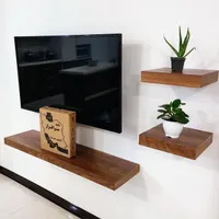 شلف مستحکم میز تلویزیون نصب دیواری/آذرخشop/براکت|کتابخانه، شلف، قفسه‌های دیواری|اندیشه, |دیوار