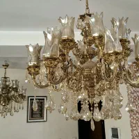 لوستر برنز  12 و 16 شعله لاله