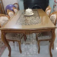 میز ناهار خوری و مبلمان استیل