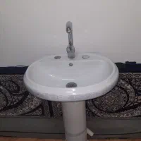 روشویی به همراه شیر و آینه|لوازم سرویس بهداشتی|پاکدشت, پاکدشت (مامازند)|دیوار