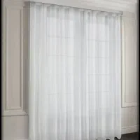 پرده آماده حریر سفید در ایران پرده|پرده، رانر، رومیزی|خمینیشهر, |دیوار