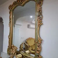 آیینه کنسول چوب|بوفه، ویترین، کنسول|تهران, ایوانک|دیوار