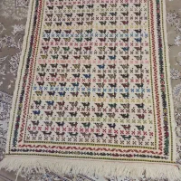 گلیم برجسته و گلیم تبه تبه با نخ مرینوس|گلیم، جاجیم، گبه|شیراز, رکن‌آباد|دیوار