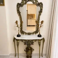 اینه کنسول تمام برنج قدیمی